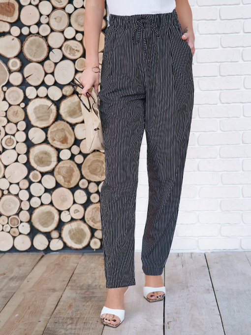 Штани ISSA Plus модель 11752_black Фото