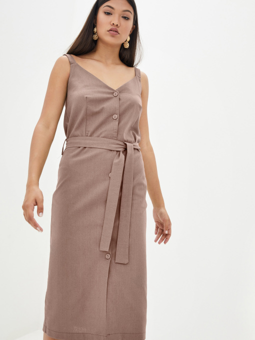 Платья ISSA Plus модель 10831_beige Фото