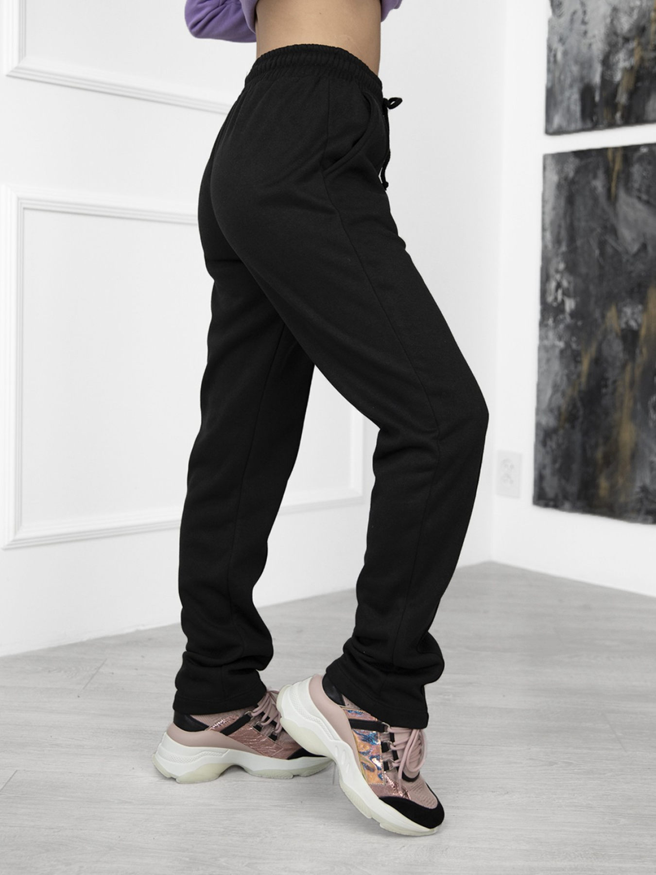 Штани ISSA Plus модель 12255_black Фото