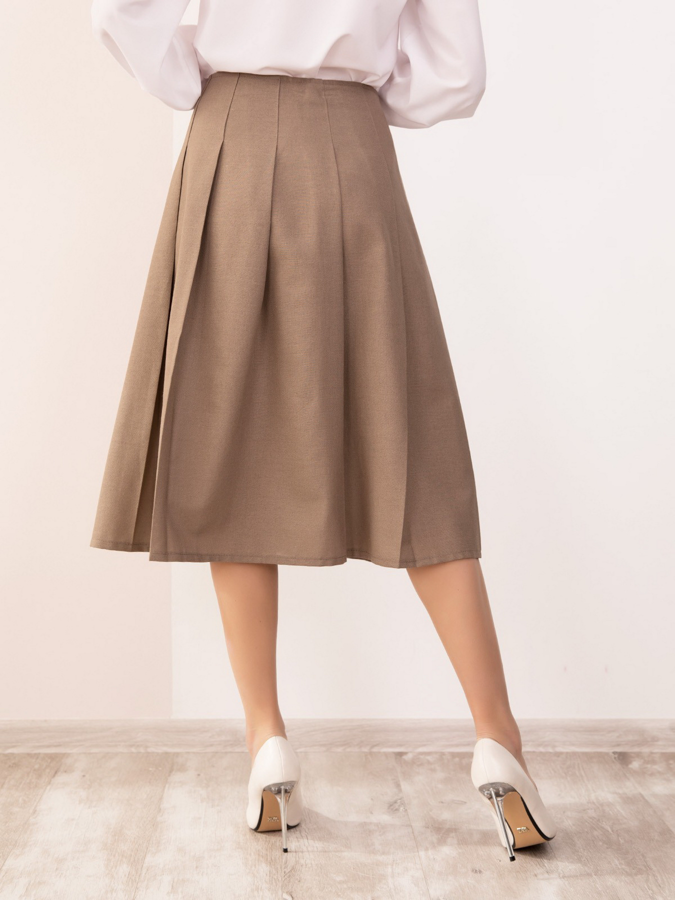 Юбки ISSA Plus модель SA-188_beige Фото