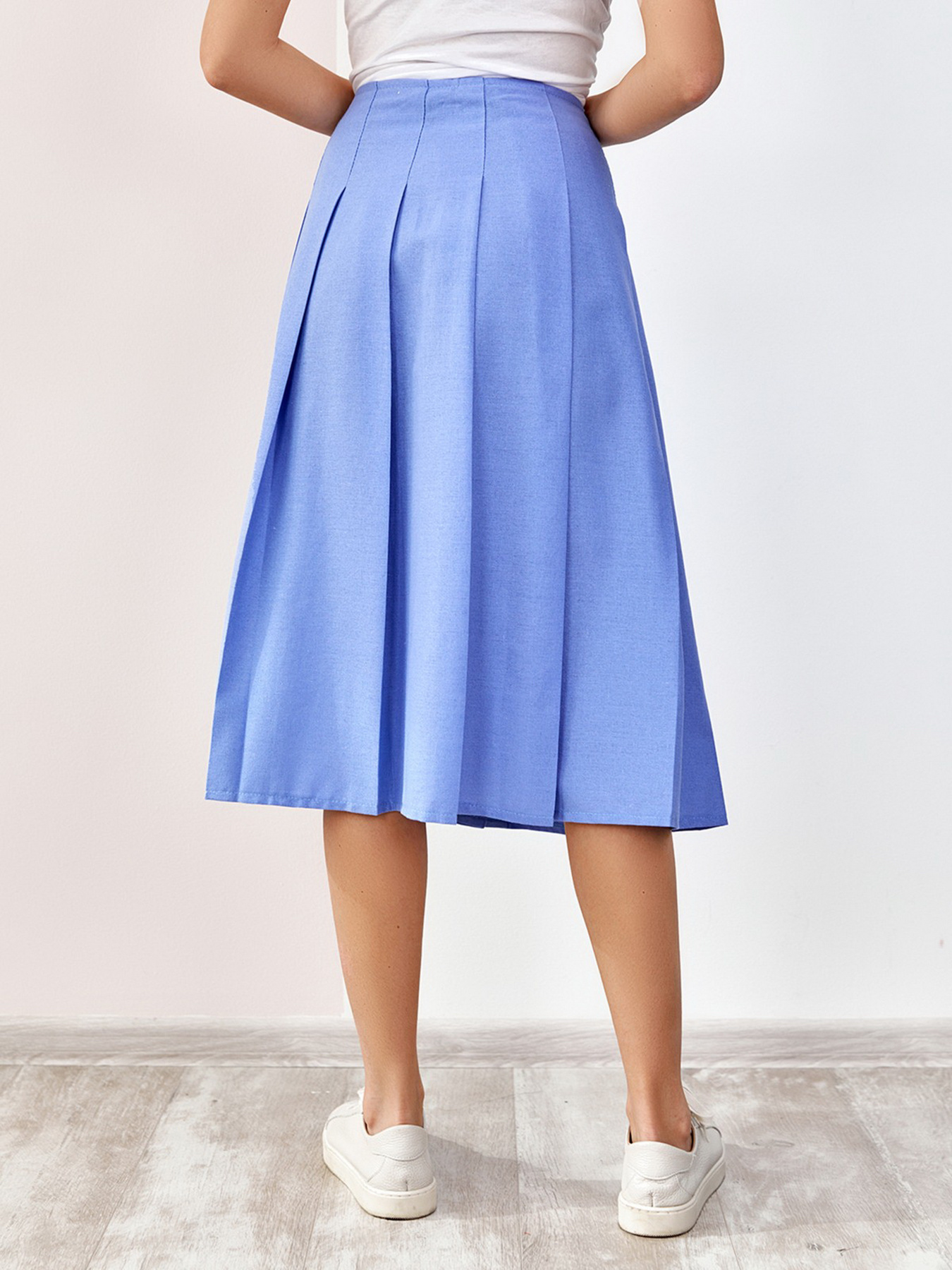Юбки ISSA Plus модель SA-188_blue Фото