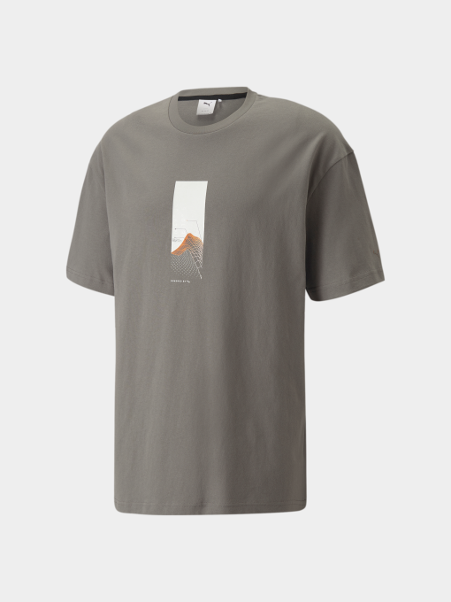 Футболки и поло PUMA Chrome Roads Graphic Tee модель 533457 Фото