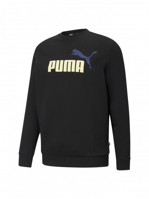 Худі та світшоти PUMA Ess+ 2 Col Big Logo Crew модель 586762 Фото