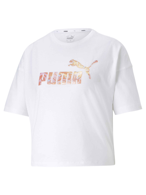 Футболки і поло PUMA Floral Vibes Cropped Tee модель 671594 Фото