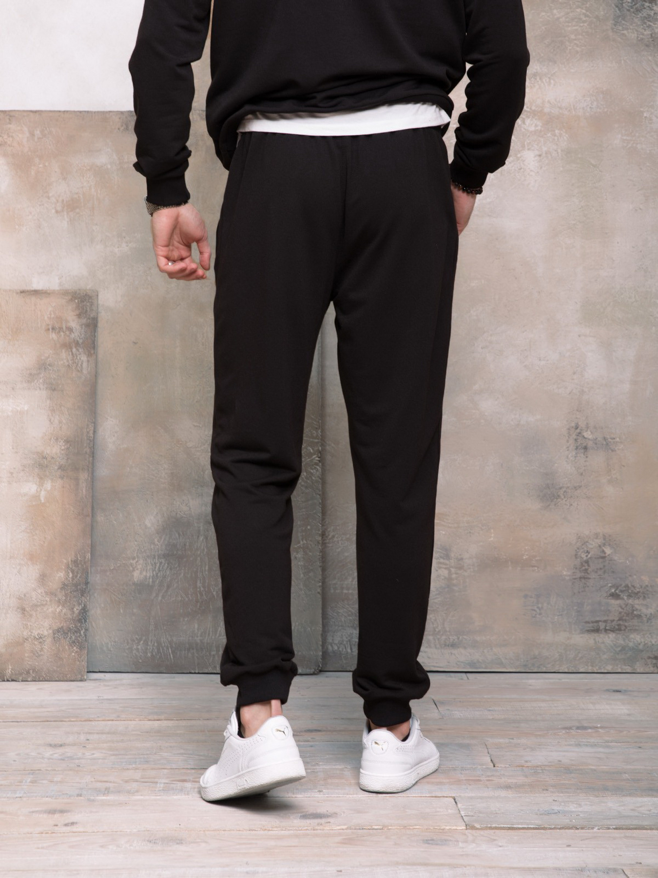Штани ISSA Plus модель GN-406_black Фото