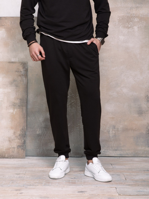 Брюки ISSA Plus модель GN-406_black Фото