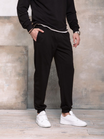 Штани ISSA Plus модель GN-406_black Фото