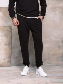 Штани ISSA Plus модель GN-406_black Фото