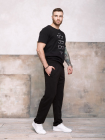 Штани ISSA Plus модель GN-407_black Фото