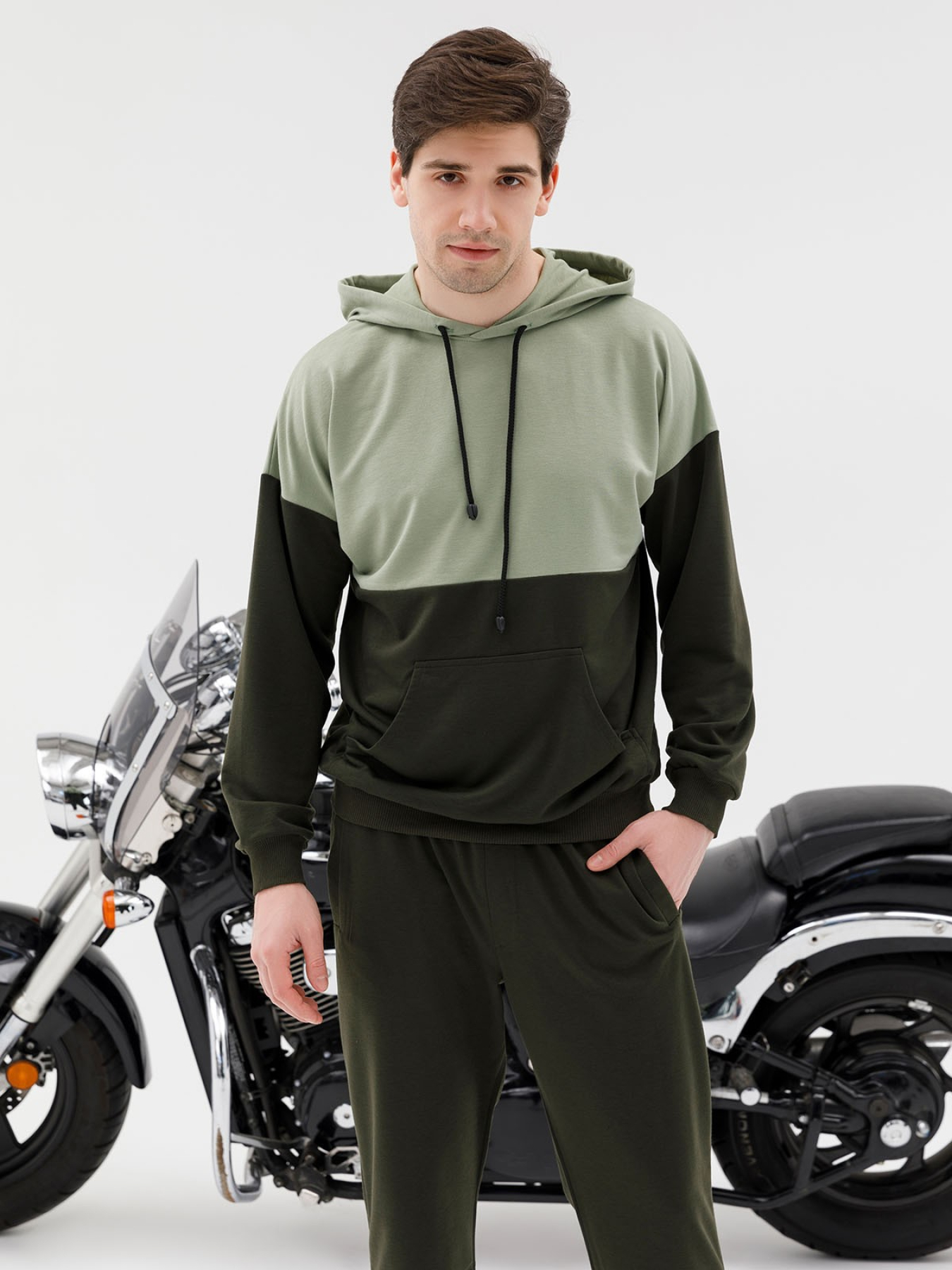 Костюми ISSA Plus модель GN-431_khaki Фото