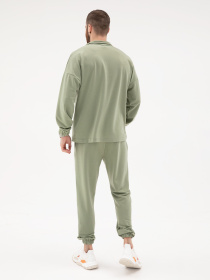 Костюми ISSA Plus модель GN-432_olive Фото
