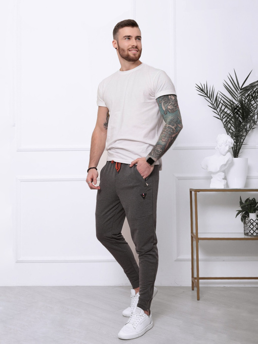 Штани ISSA Plus модель SA-127_darkgray Фото