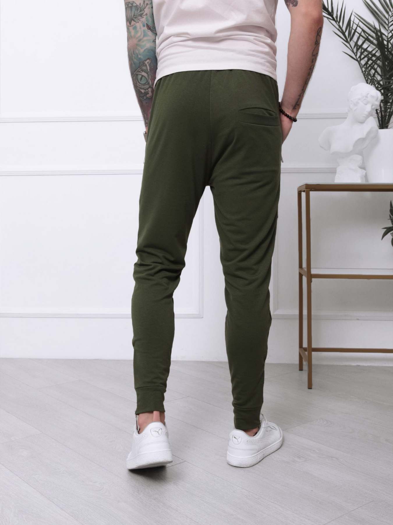 Штани ISSA Plus модель SA-127_khaki Фото