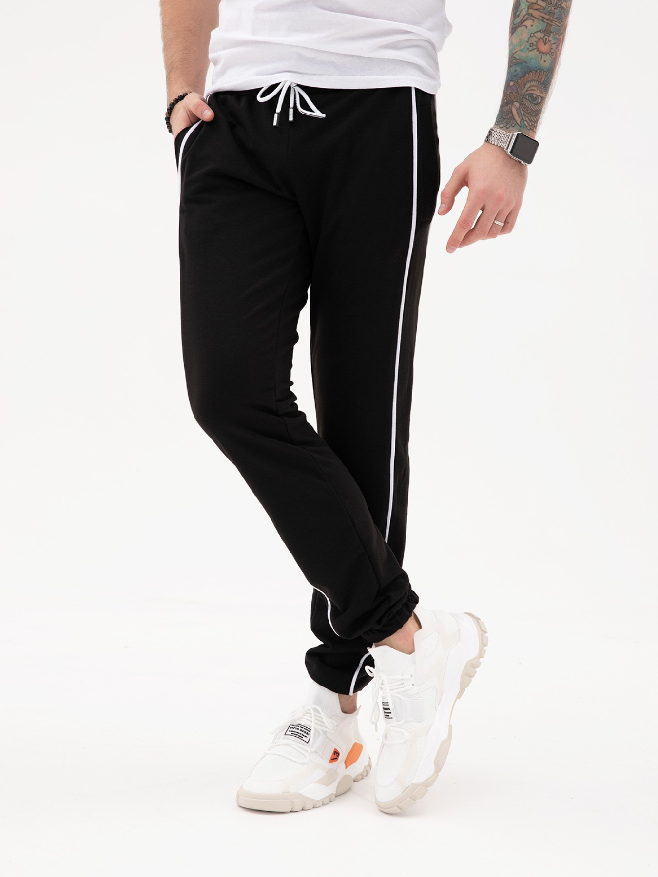 Штани ISSA Plus модель SG-12_black Штани ISSA Plus модель SG-12_black Фото