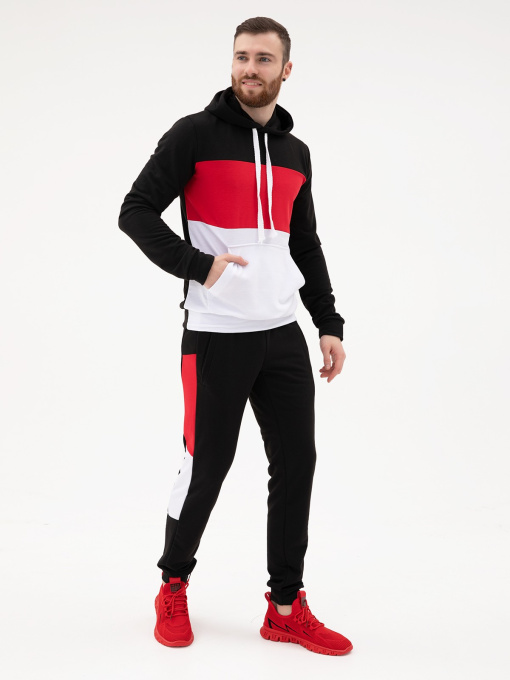 Костюмы ISSA Plus модель SG-16_blackred Фото