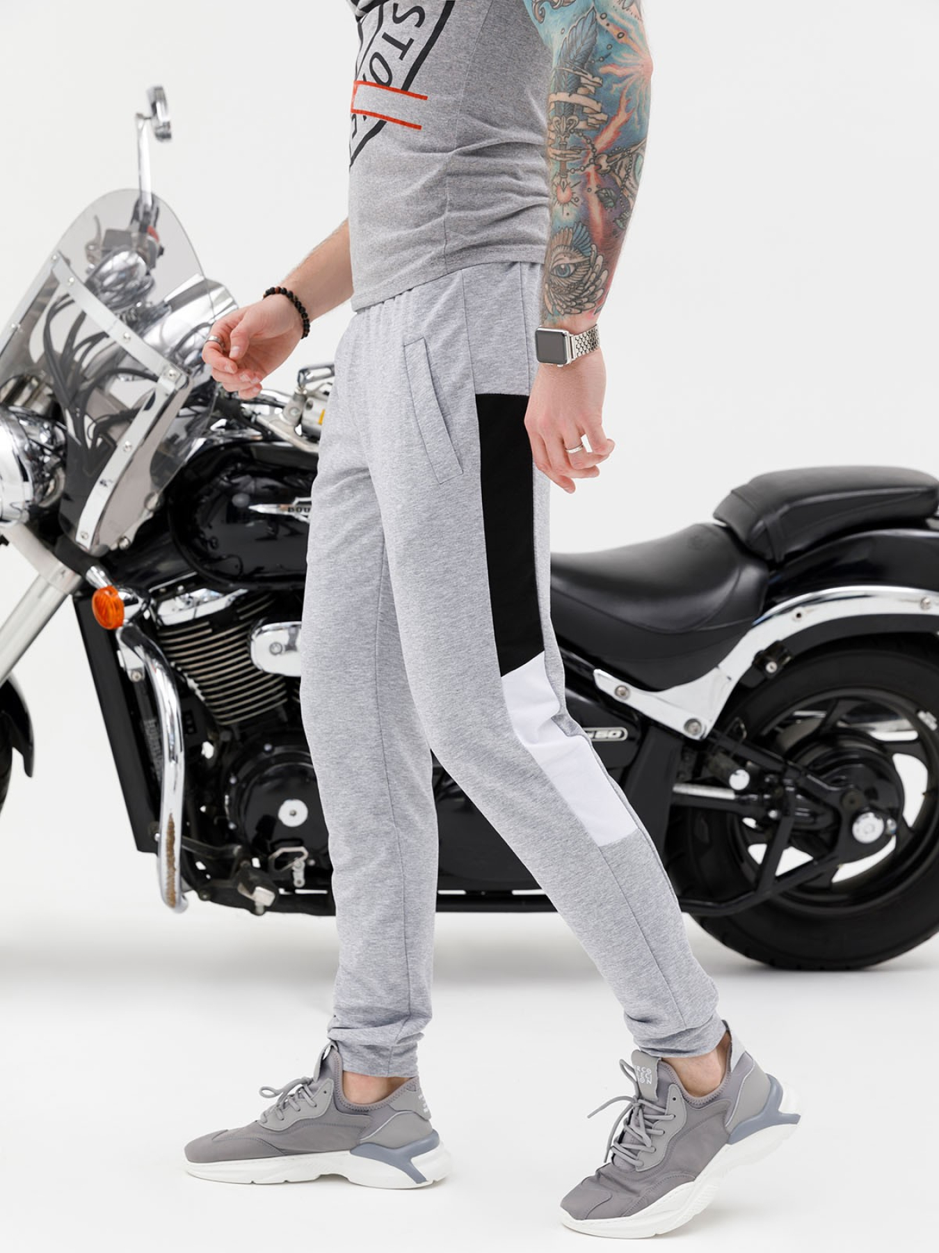 Штани ISSA Plus модель SG-20_grey Фото