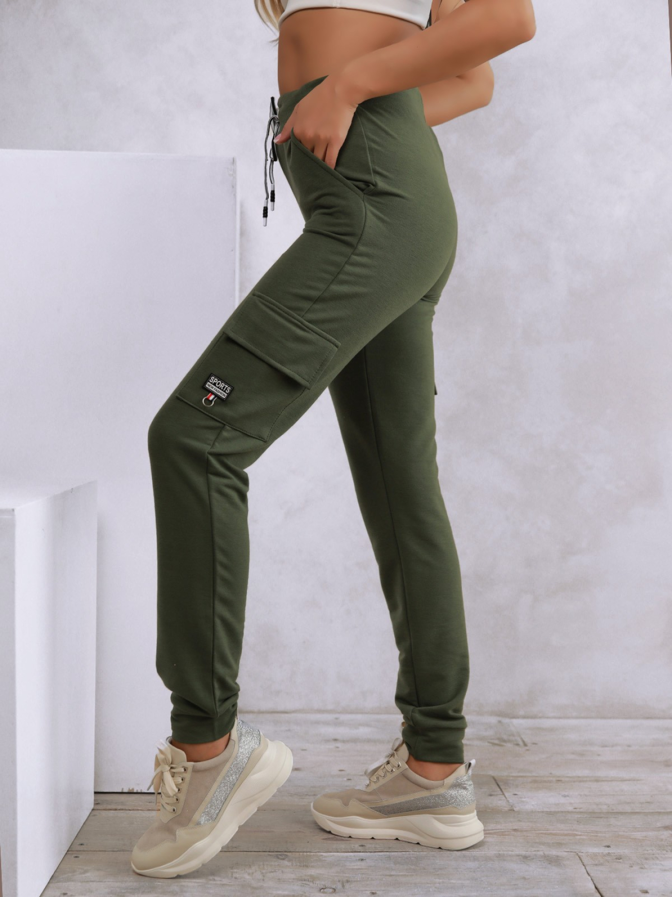 Штани ISSA Plus модель 9980_khaki Фото