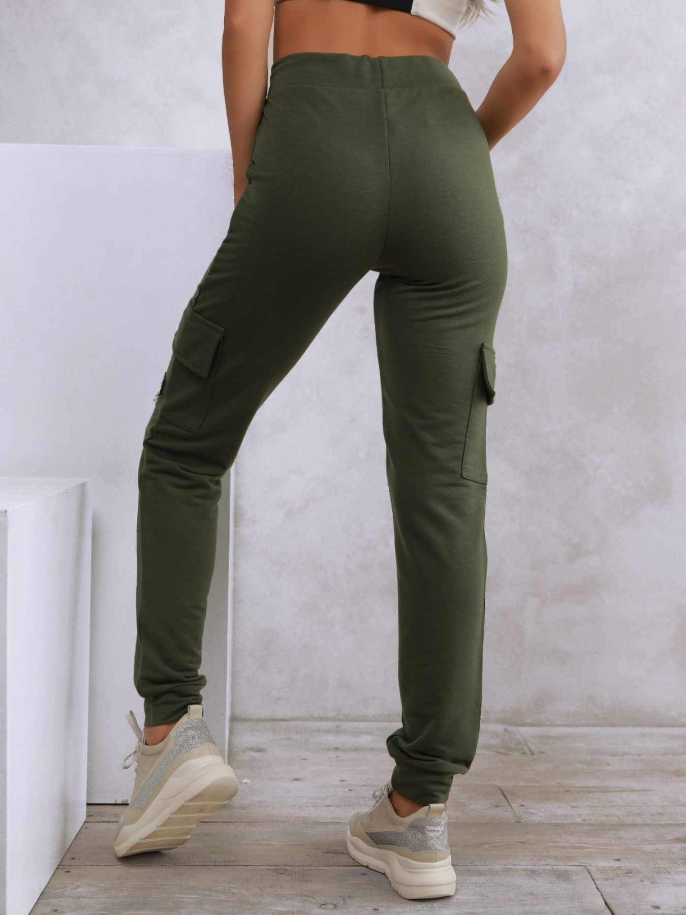 Штани ISSA Plus модель 9980_khaki Фото