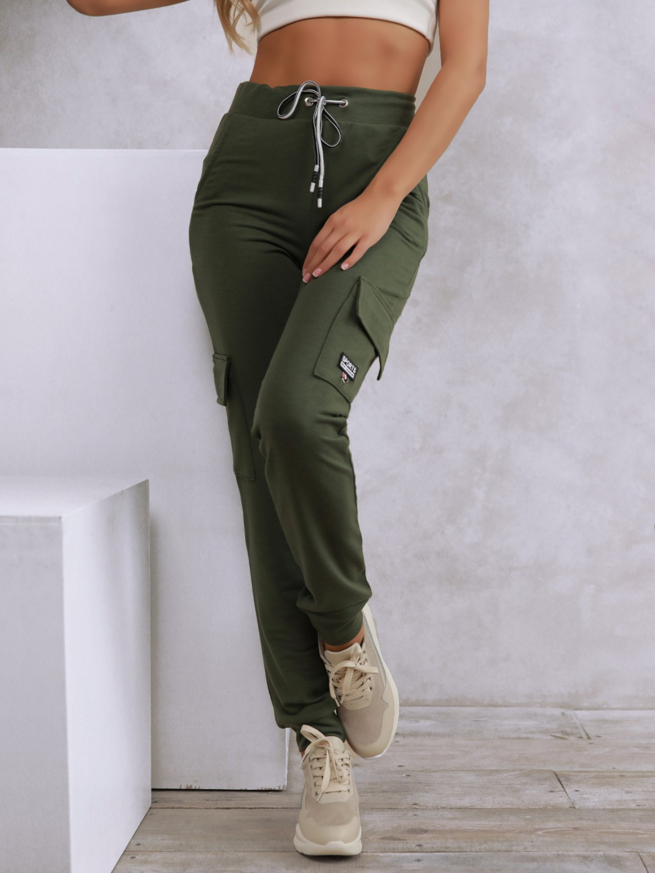 Штани ISSA Plus модель 9980_khaki Фото