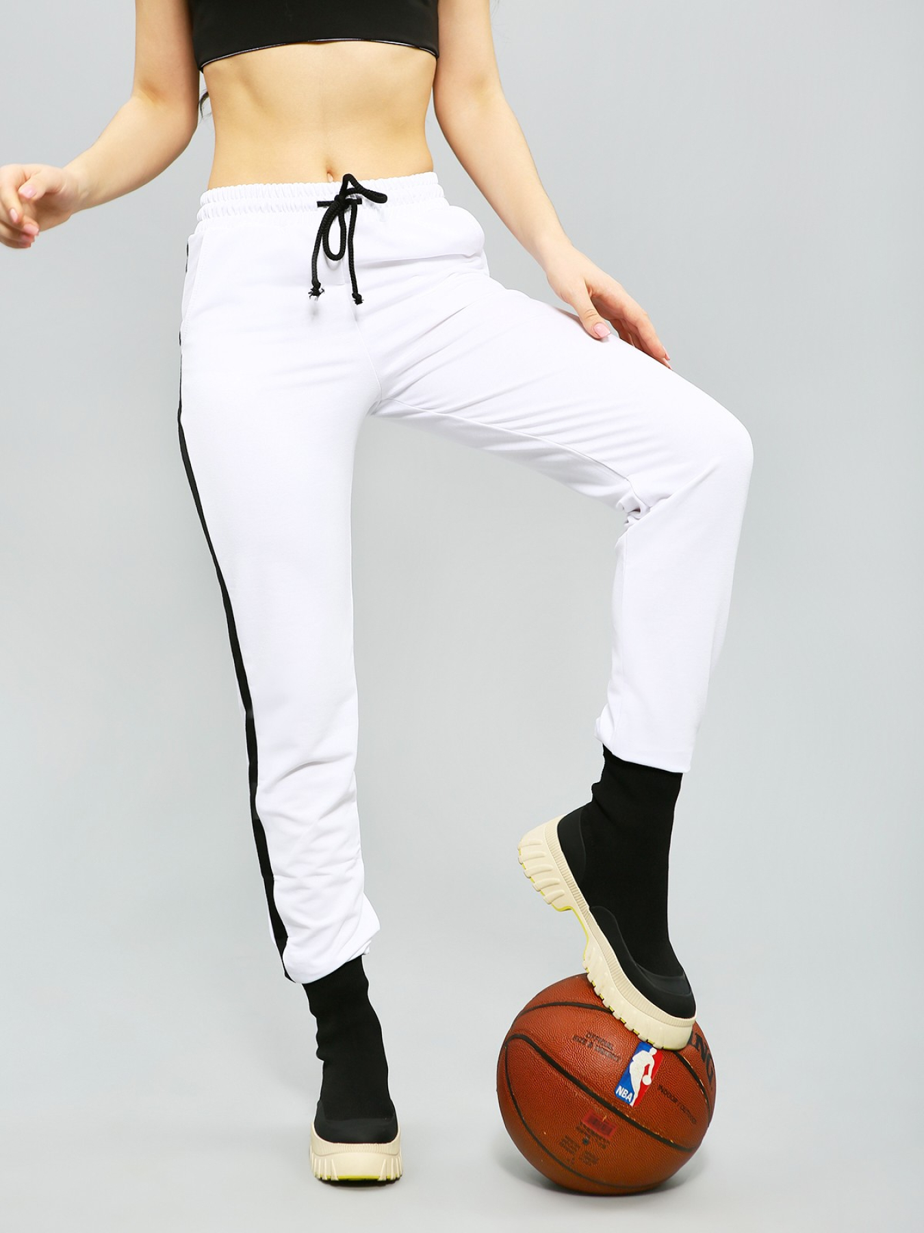 Штани ISSA Plus модель 11502_white Фото