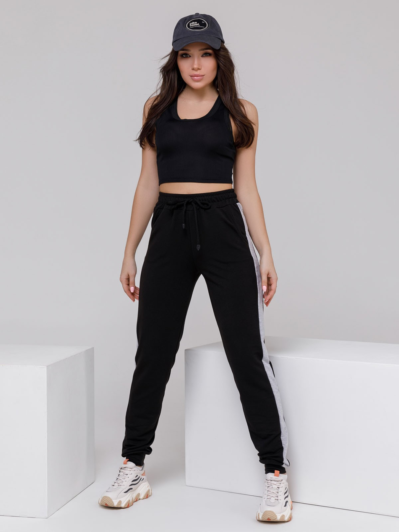Штани ISSA Plus модель 11502_black Фото