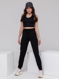 Штани ISSA Plus модель 11502_black Фото