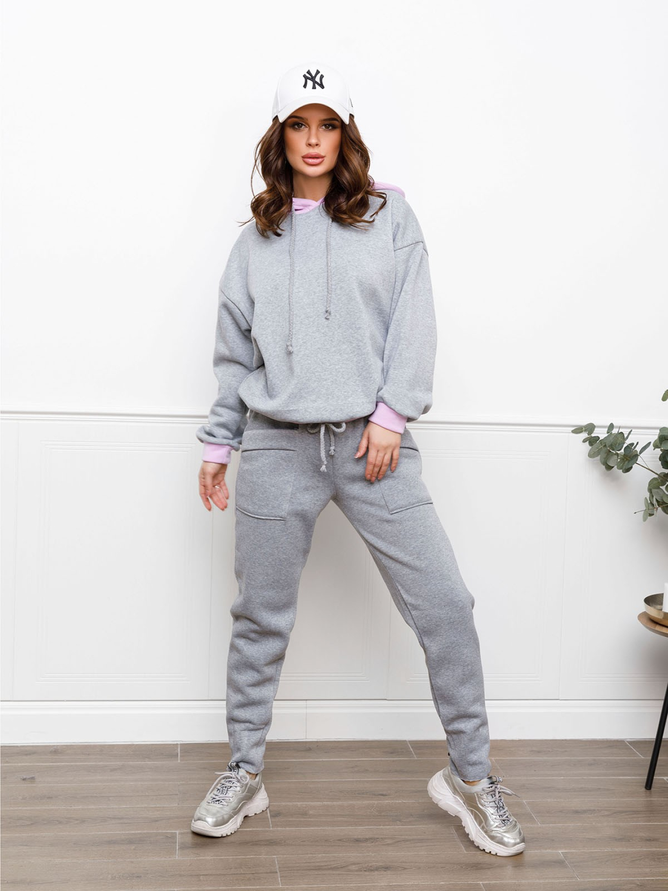 Штани ISSA Plus модель 12264_lightgray Штани ISSA Plus модель 12264_lightgray Фото