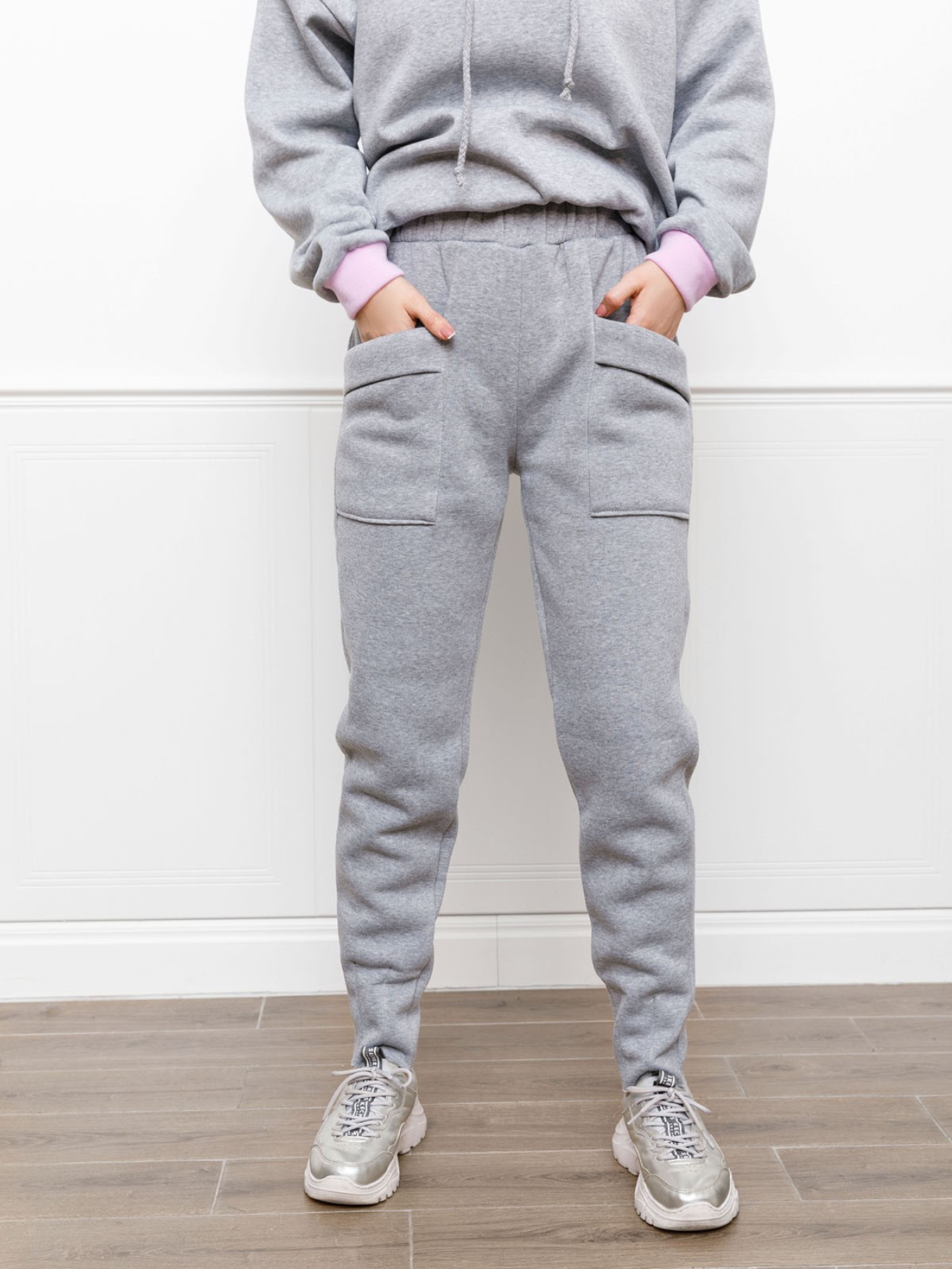 Штани ISSA Plus модель 12264_lightgray Штани ISSA Plus модель 12264_lightgray Фото