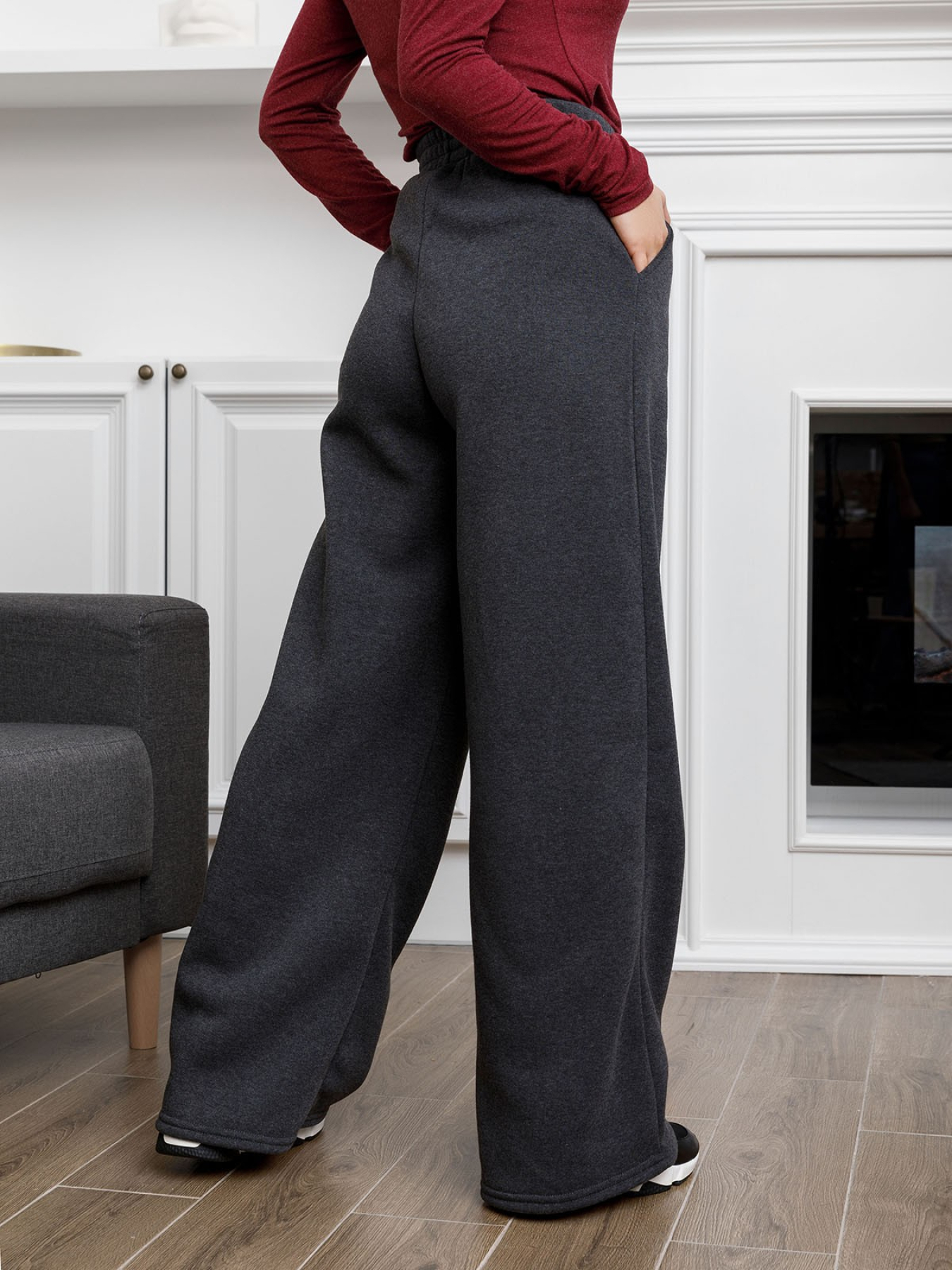 Штани ISSA Plus модель 12312_darkgray Фото