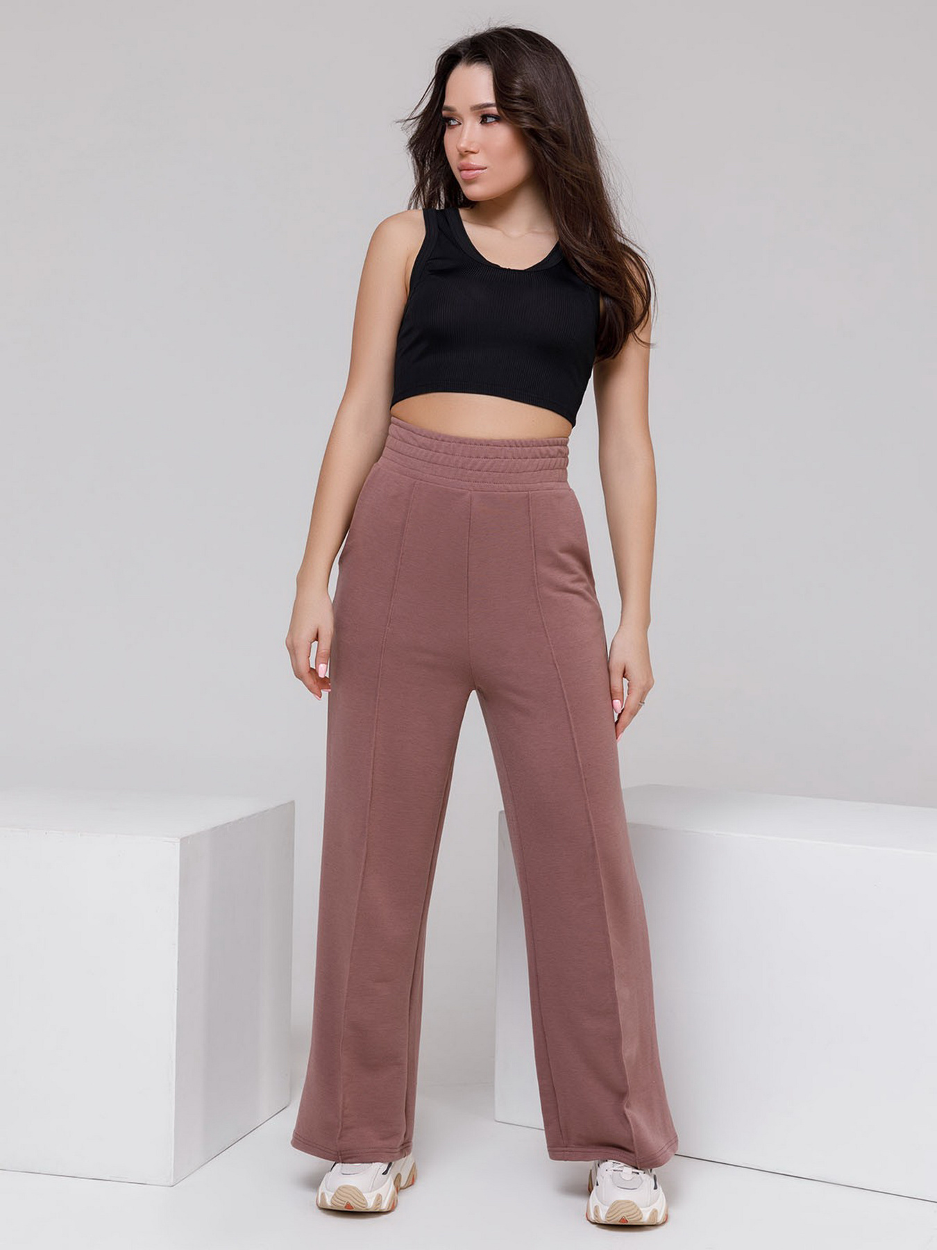 Штани ISSA Plus модель 12398_brown Фото