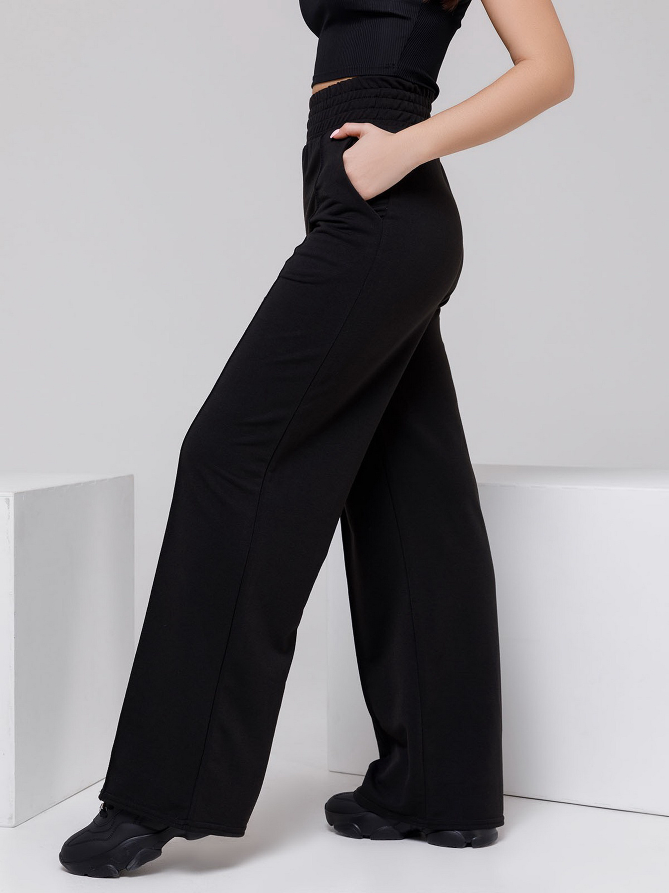 Брюки ISSA Plus модель 12398_black Фото