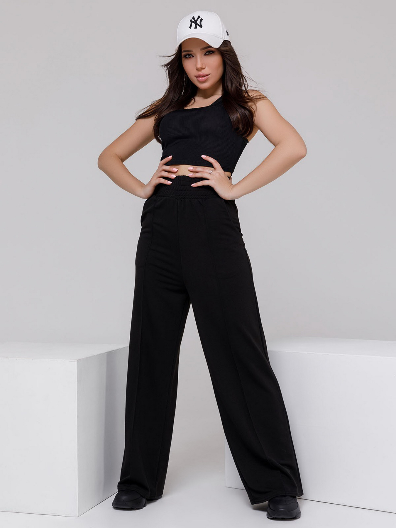 Брюки ISSA Plus модель 12398_black Фото