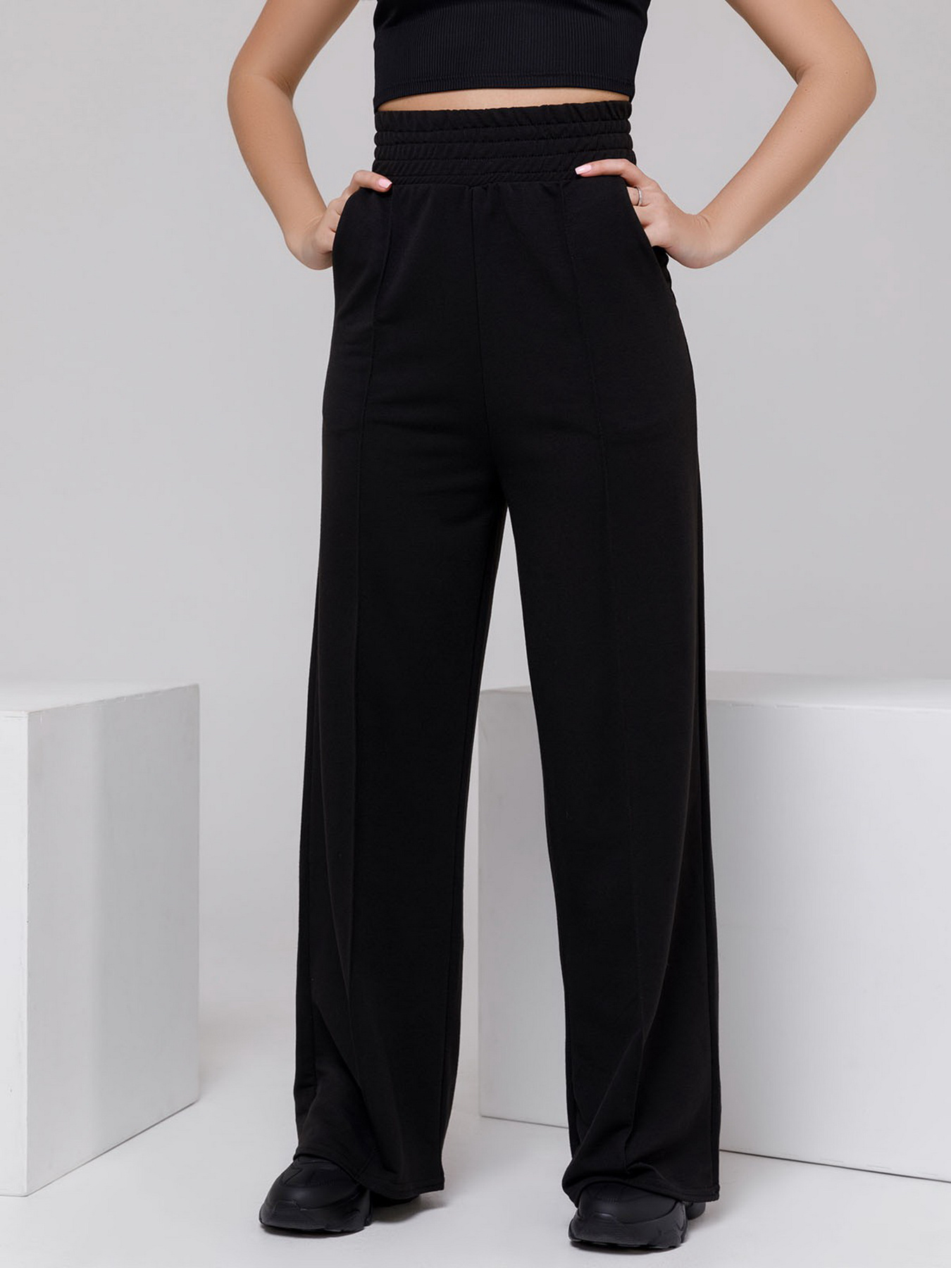 Брюки ISSA Plus модель 12398_black Фото