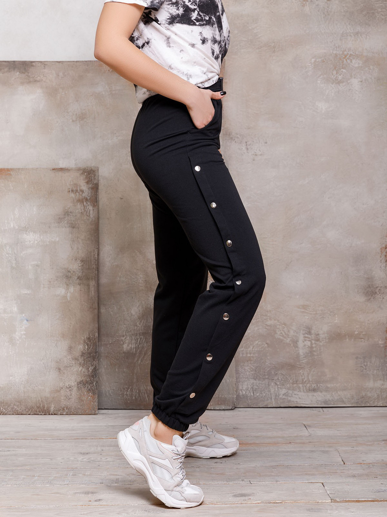 Штани ISSA Plus модель SA-109_black Фото
