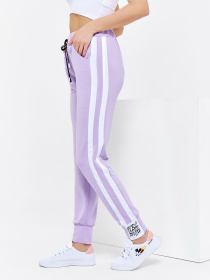 Штани ISSA Plus модель SA-183_lilac Фото