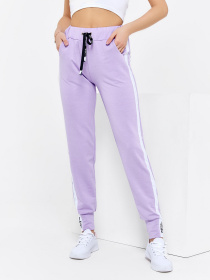 Штани ISSA Plus модель SA-183_lilac Фото