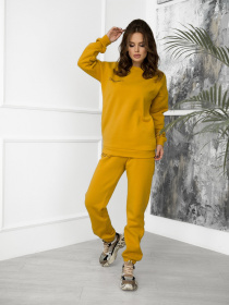 Костюмы ISSA Plus модель 12256_mustard Фото