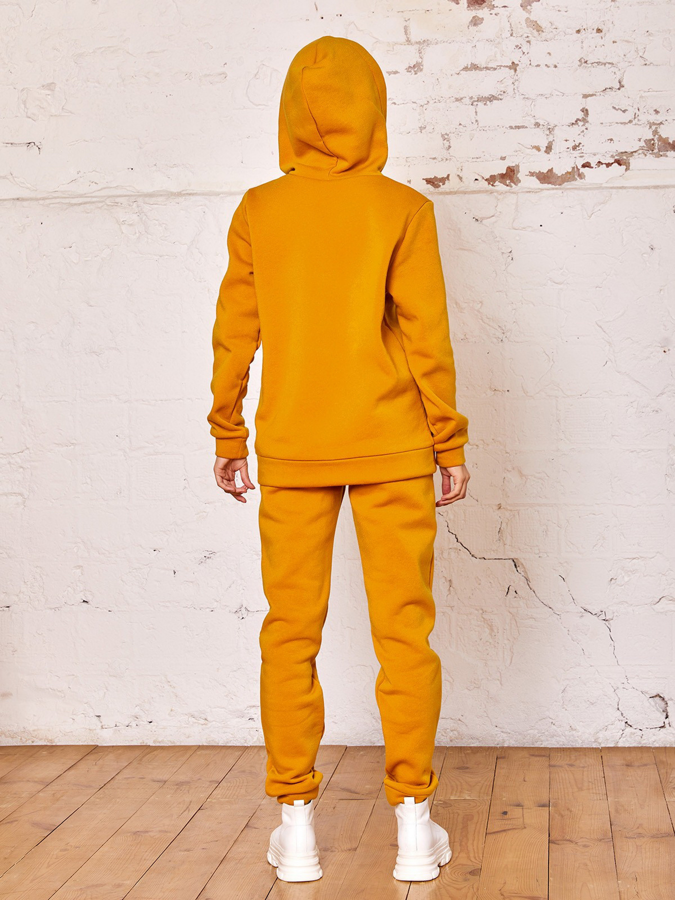 Костюмы ISSA Plus модель 12296_mustard Костюмы ISSA Plus модель 12296_mustard Фото