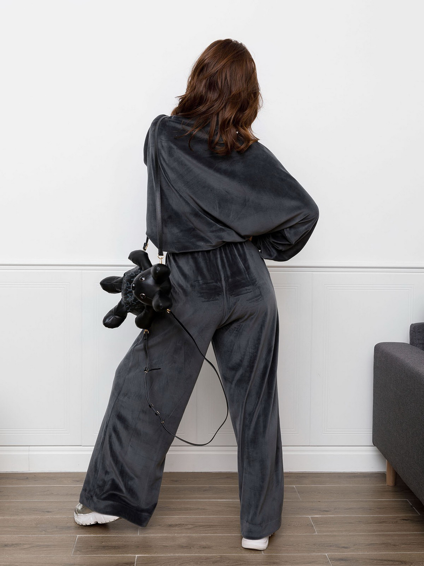 Костюмы ISSA Plus модель 12309_darkgray Костюмы ISSA Plus модель 12309_darkgray Фото