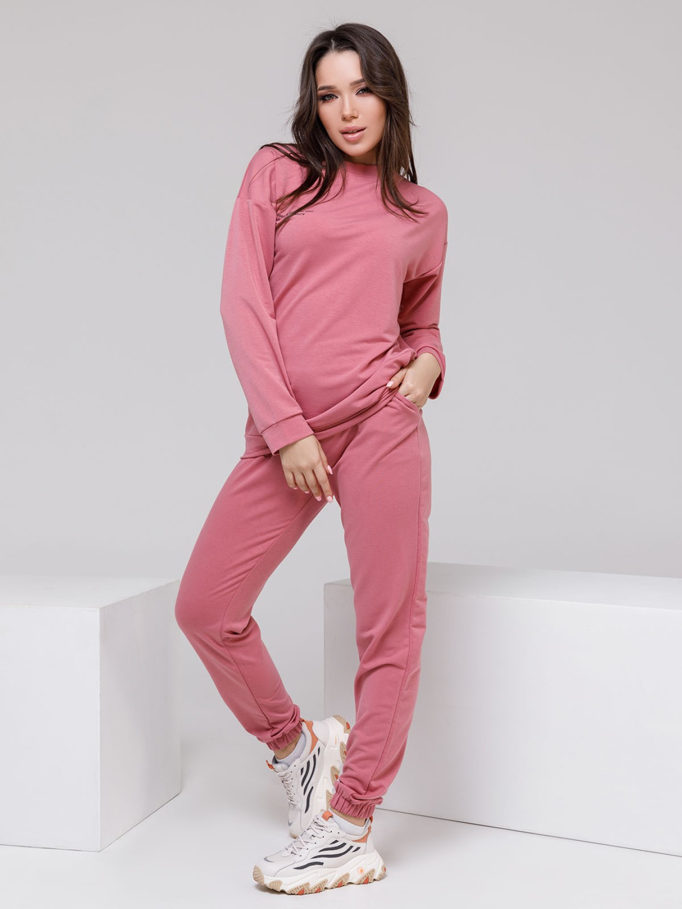 Костюми ISSA Plus модель 12497_pink Фото