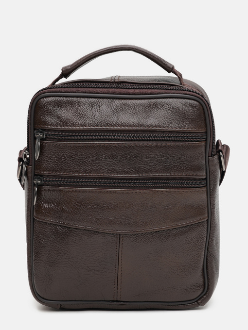 Сумки Borsa Leather модель K12314br-brown Фото