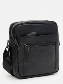 Сумки Borsa Leather модель K12333-black Фото
