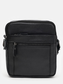 Сумки Borsa Leather модель K12333-black Фото