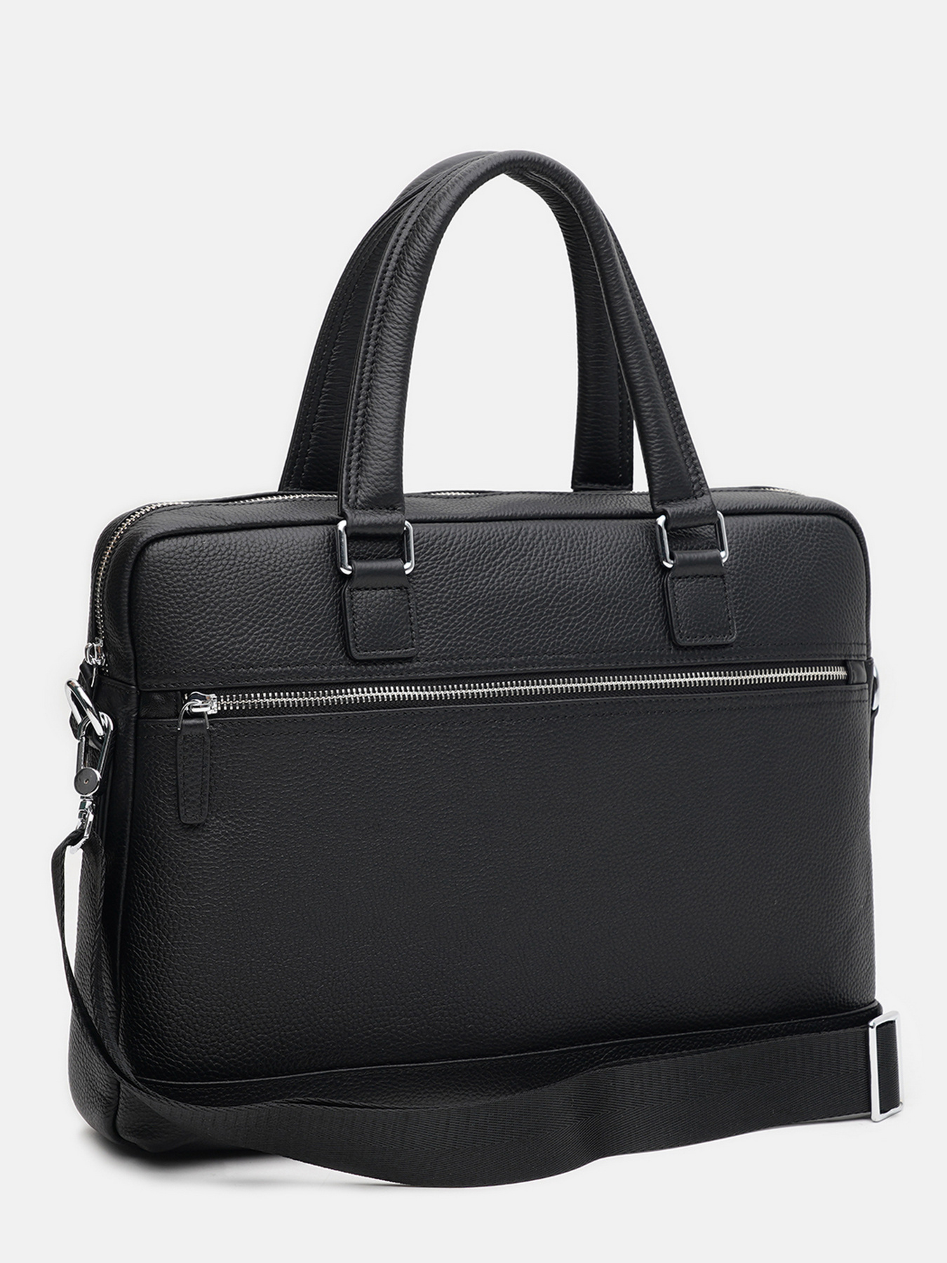 Сумки Borsa Leather модель K16613-1-black Фото