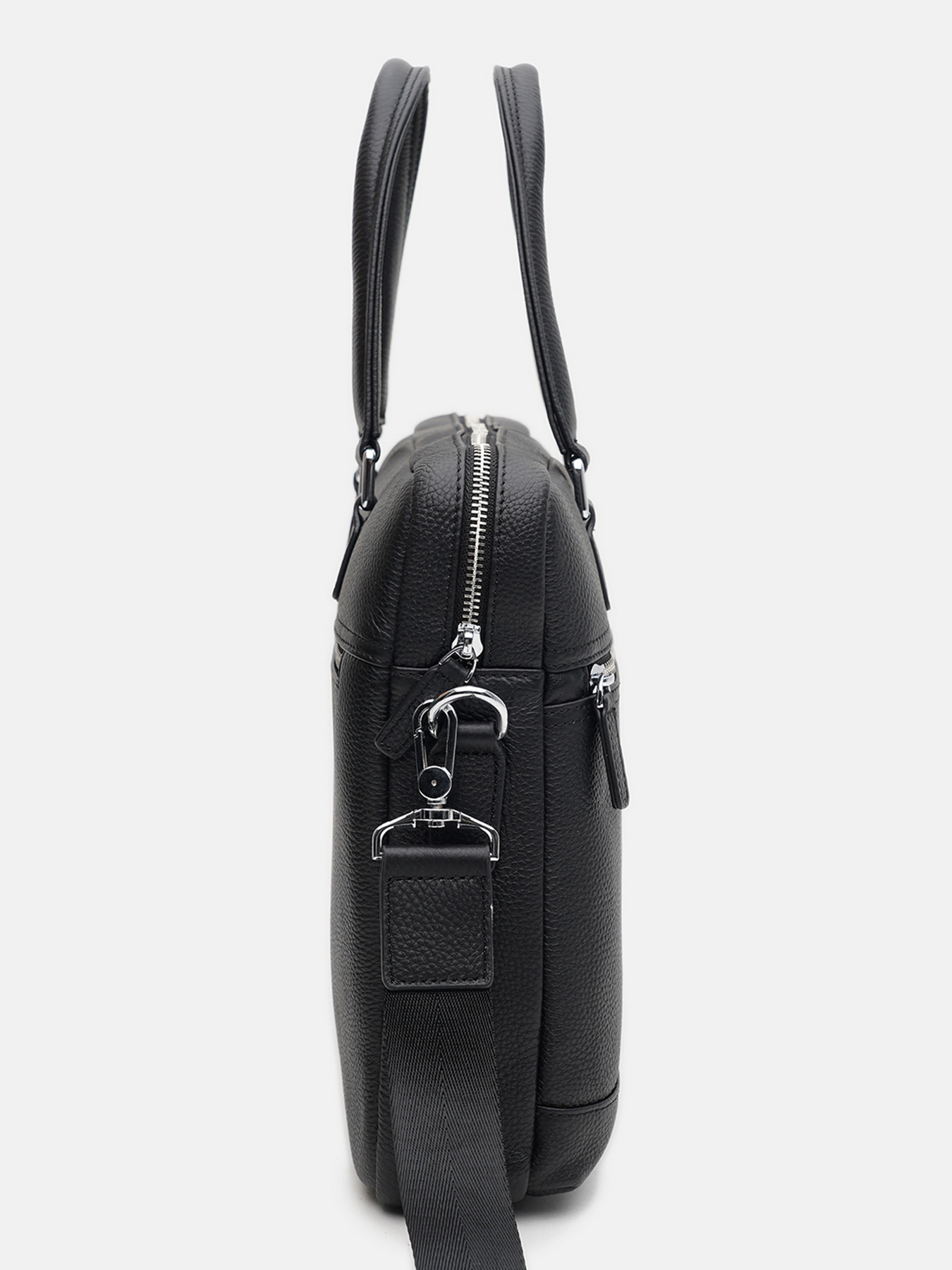Сумки Borsa Leather модель K16613-1-black Фото