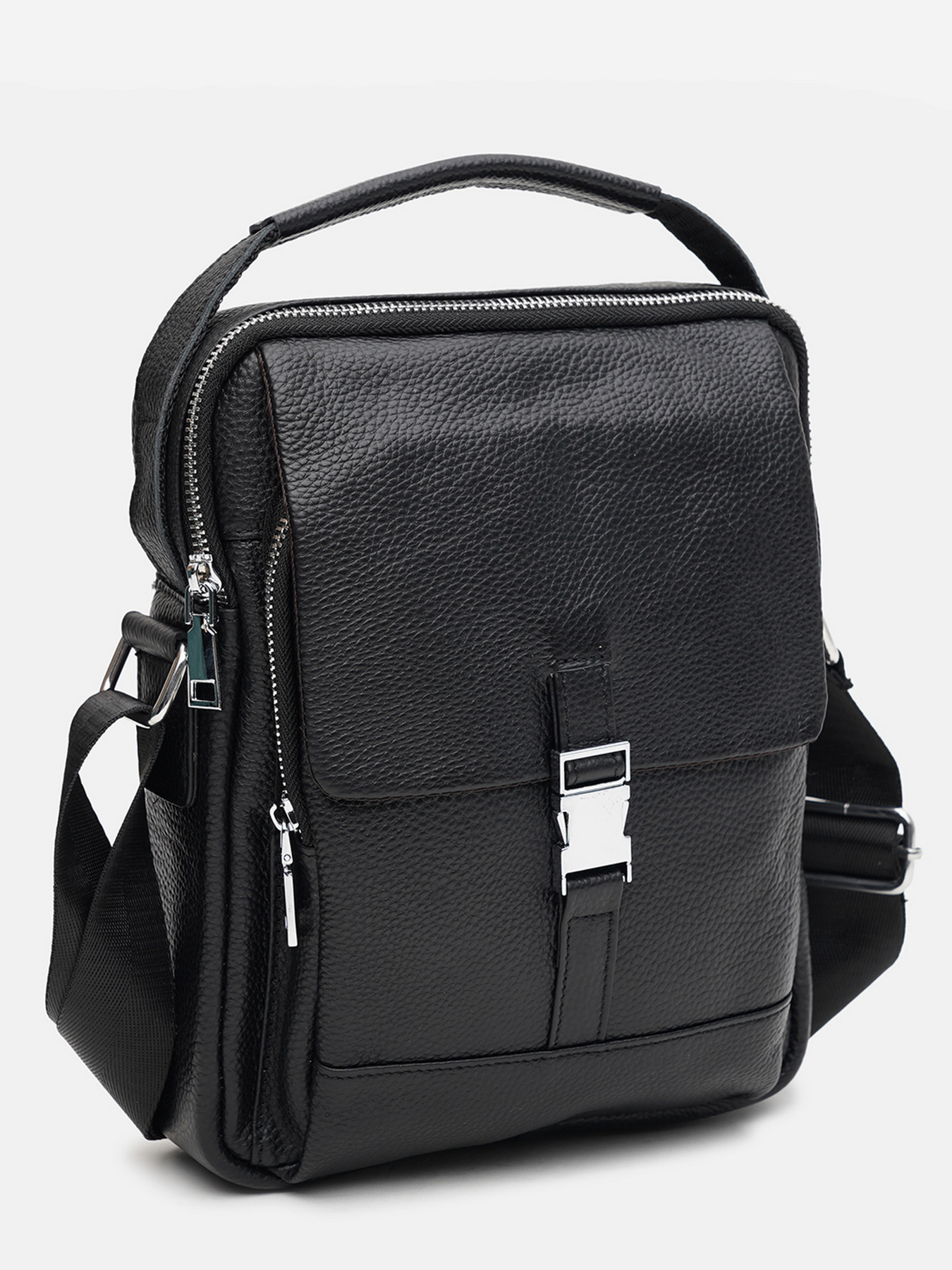 Сумки Borsa Leather модель k19747-black Фото