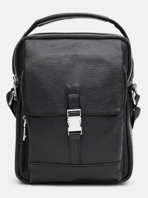Сумки Borsa Leather модель k19747-black Фото