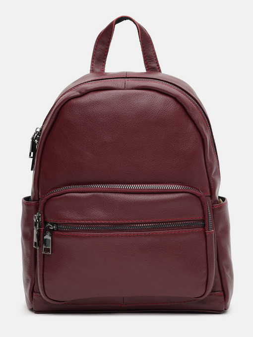 Рюкзаки Borsa Leather модель k110086w-bordo Фото