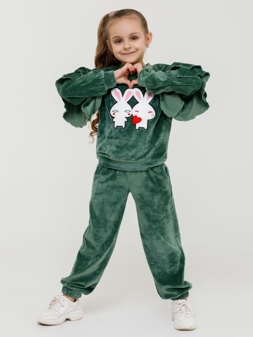 Костюмы ISSA Plus модель CD-401_green Фото