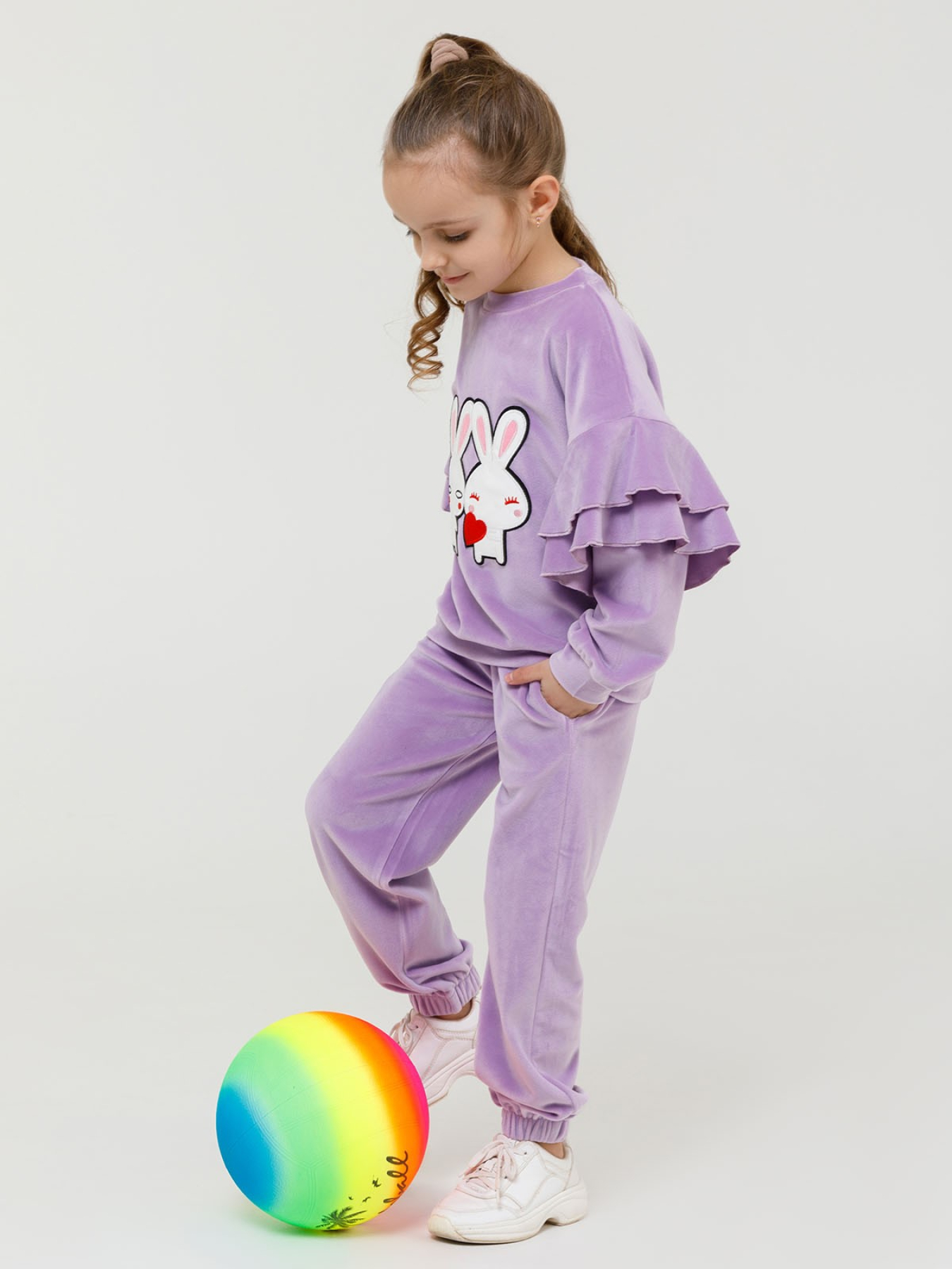 Костюмы ISSA Plus модель CD-401_lilac Фото